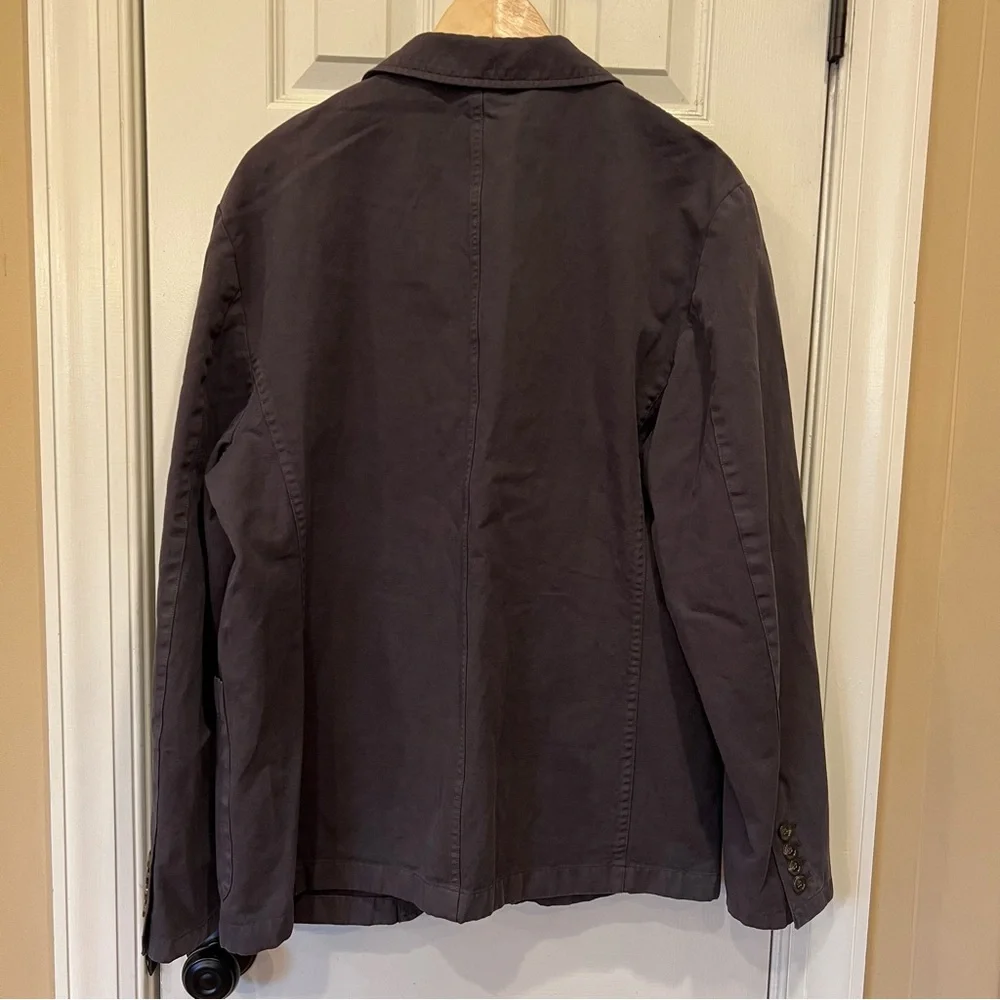 NWOT J Crew J. CREW Garment-dyed cotton-linen chino suit jacket Gray Men’s 42