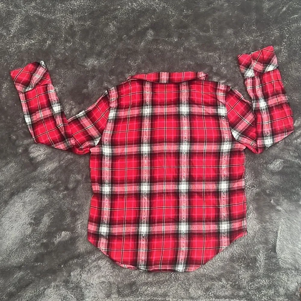 62. Size S Victoria’s Secret Paid flannel button down night shirt
