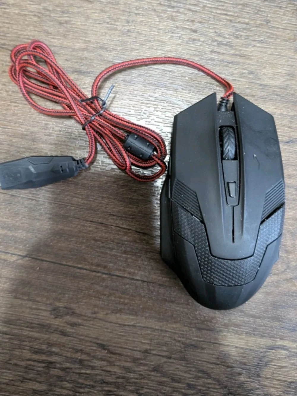 Luminous Gaming Mouse 6 Button Black & Red NWT Read Description