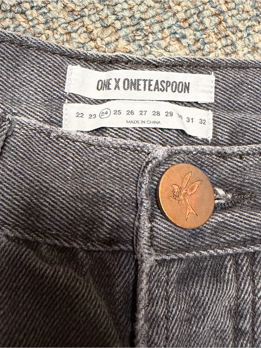 One Teaspoon designed gray wear