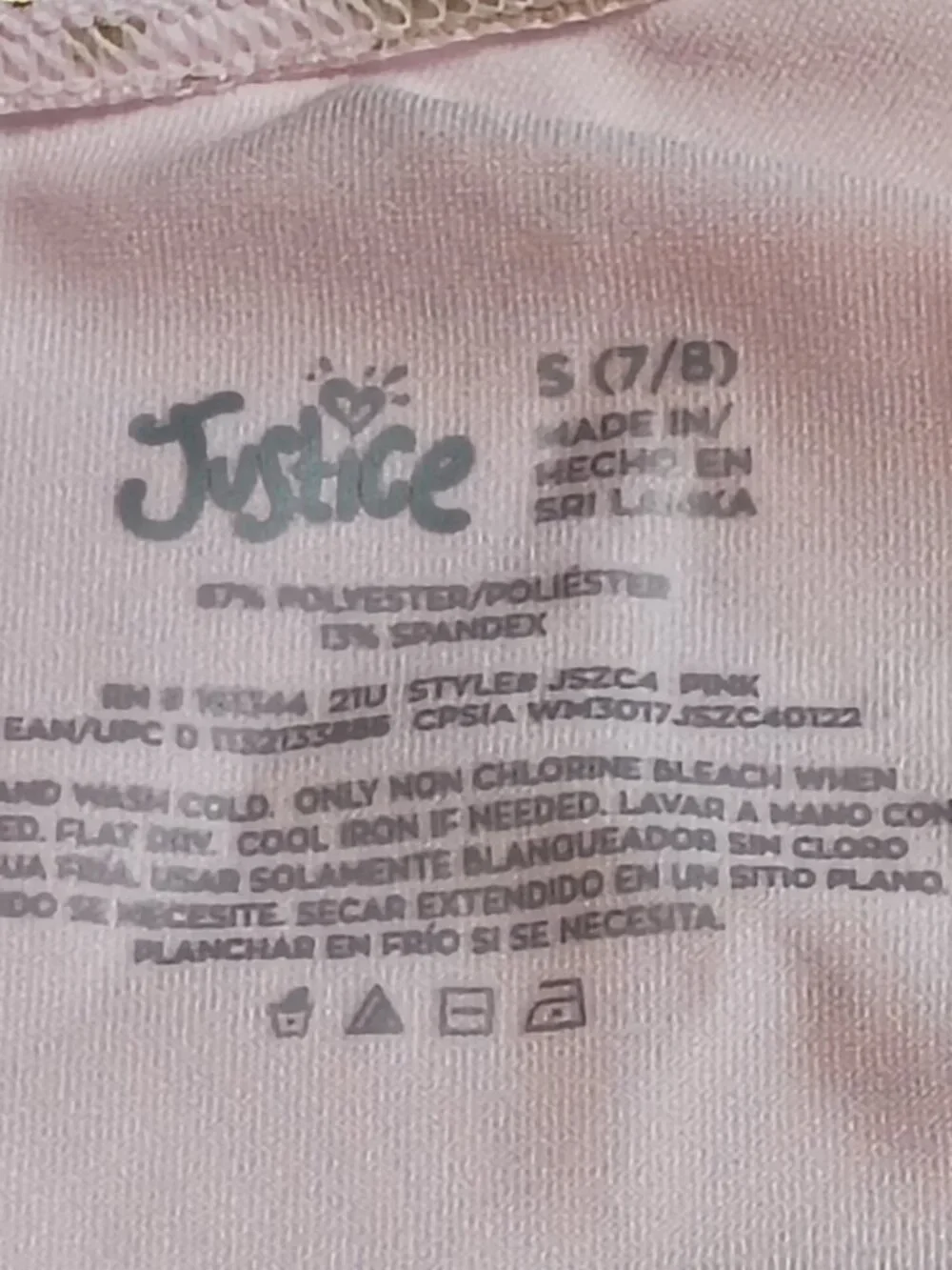 Justice brand item