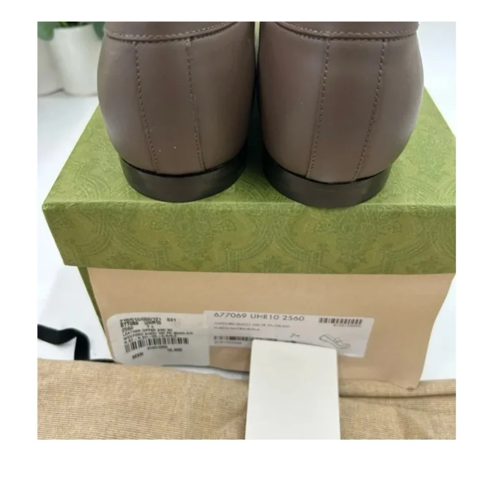 Gucci JORDAAN horse bit 100th anniversary, Leather loafers 7.5 fits 8.5 US