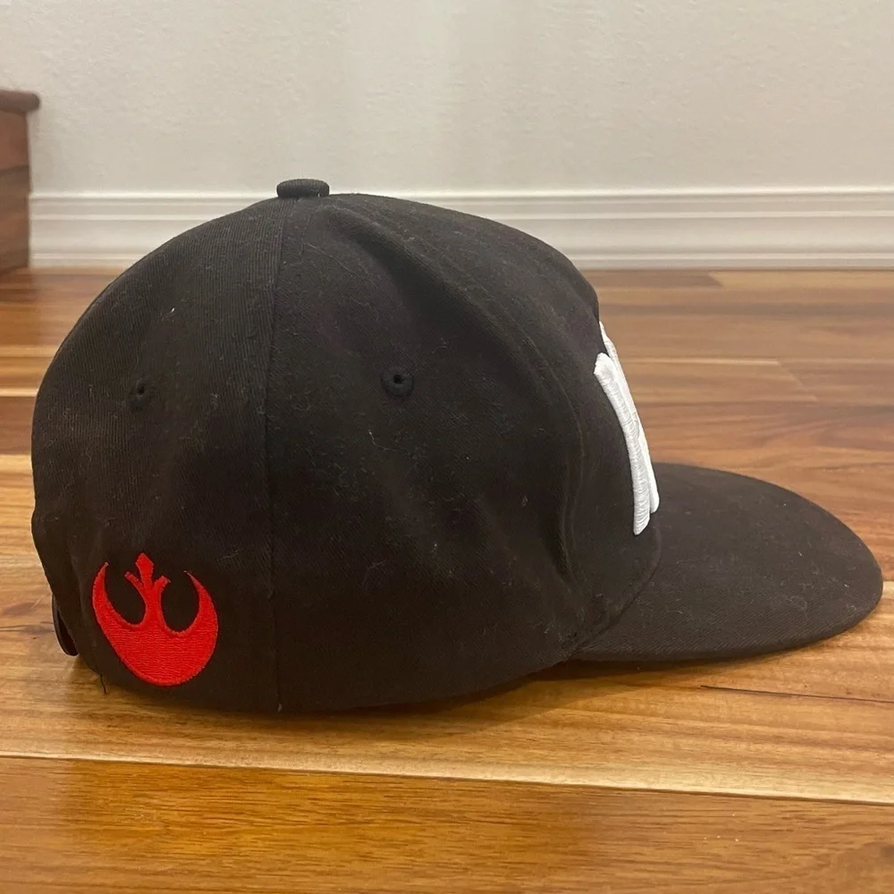 Disney Parks Star Wars Black Rebel Baseball Hat Authentic Youth Size Snap Back