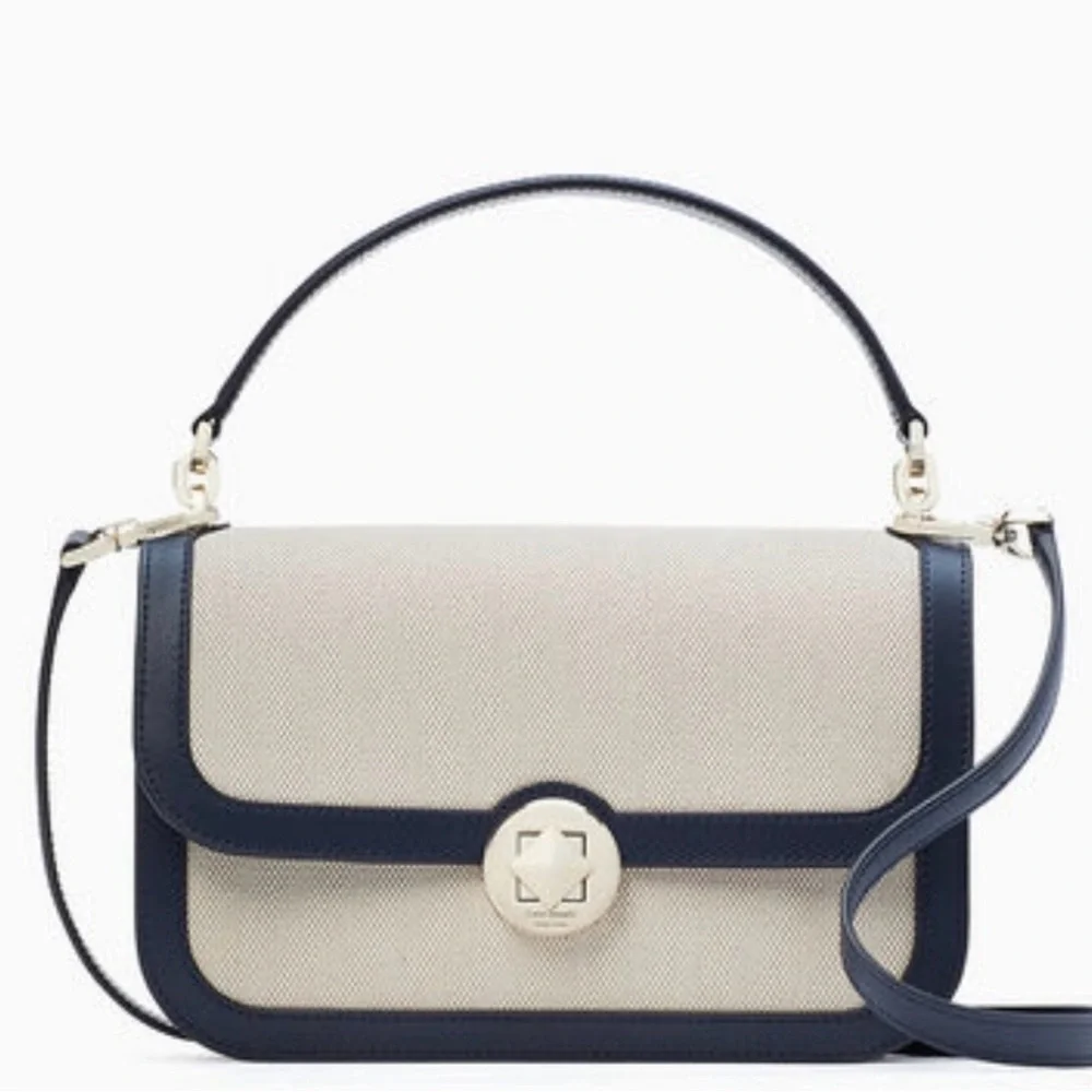 kate spade canvas navy