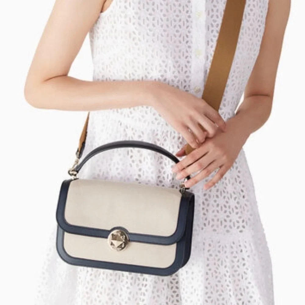 kate spade canvas navy