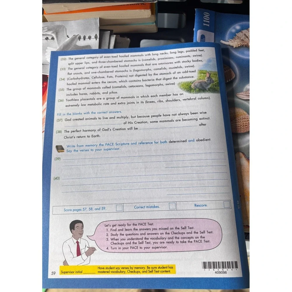 N/A homeschooling workbook