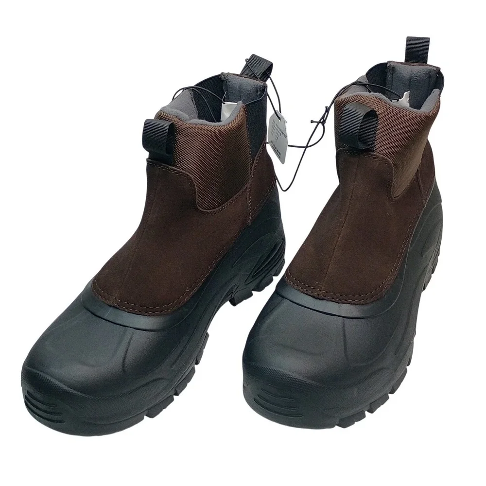 Staheekum Yukon Winter Boot Men Size 10 Brown Thinsulate Insulated Waterproof