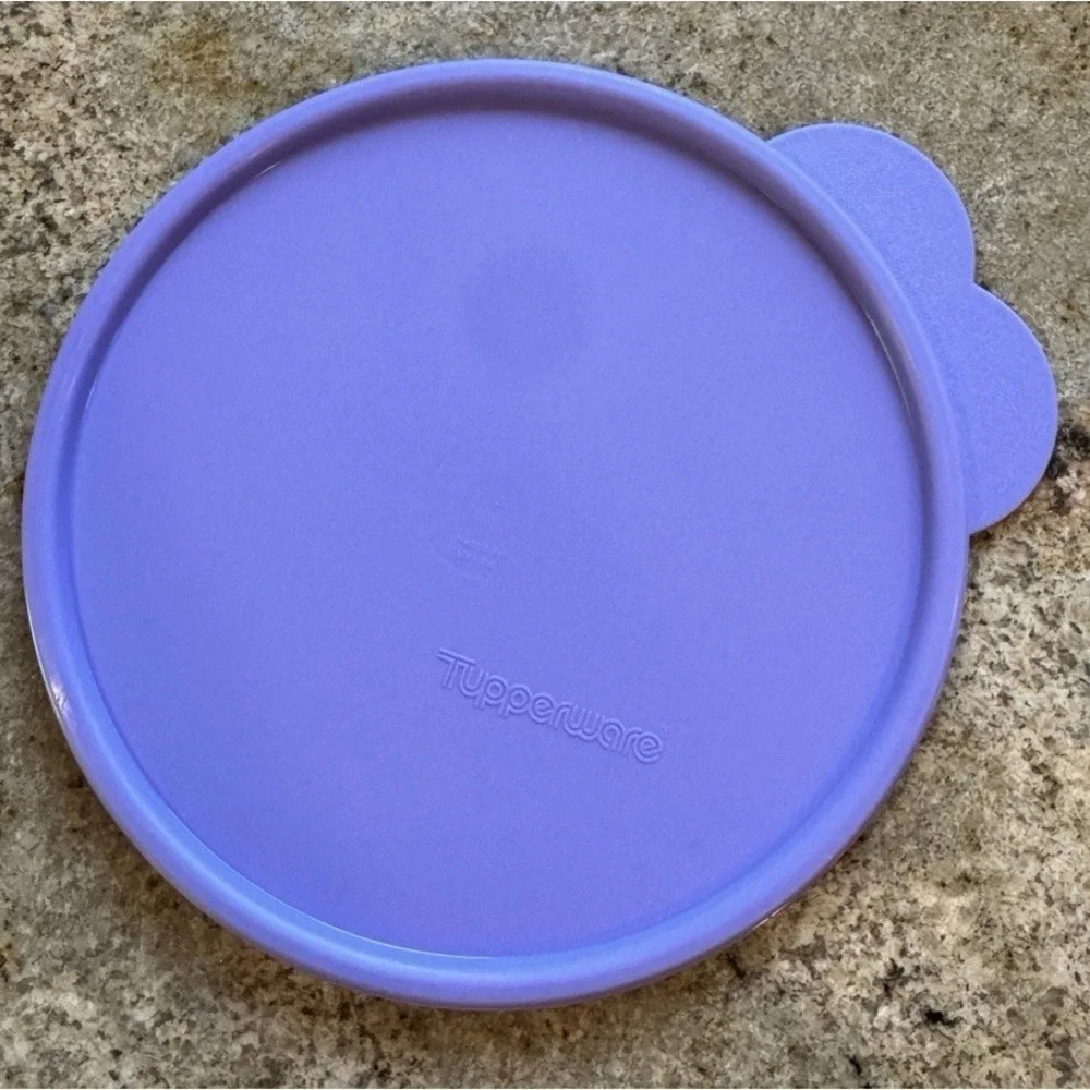 Tupperware Replacement Round Lid‎ Butterfly Tab Cereal Bowl 2541 Purple