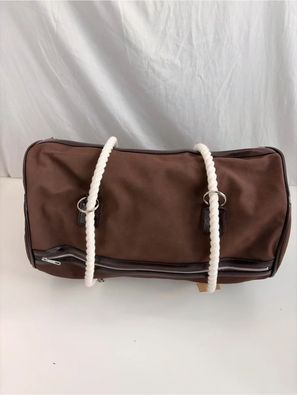 Vintage 1970s “Buddy Bag” Convertible Brown Canvas Duffel Backpack Weekender NOS
