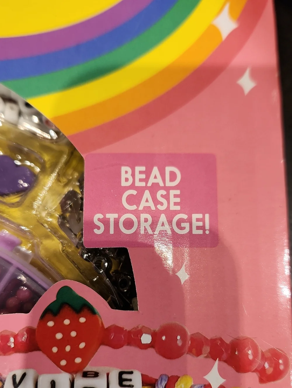 NWT Just My Style Rainbow Jewelry Create 20+ Bracelets Comes With Bead Case