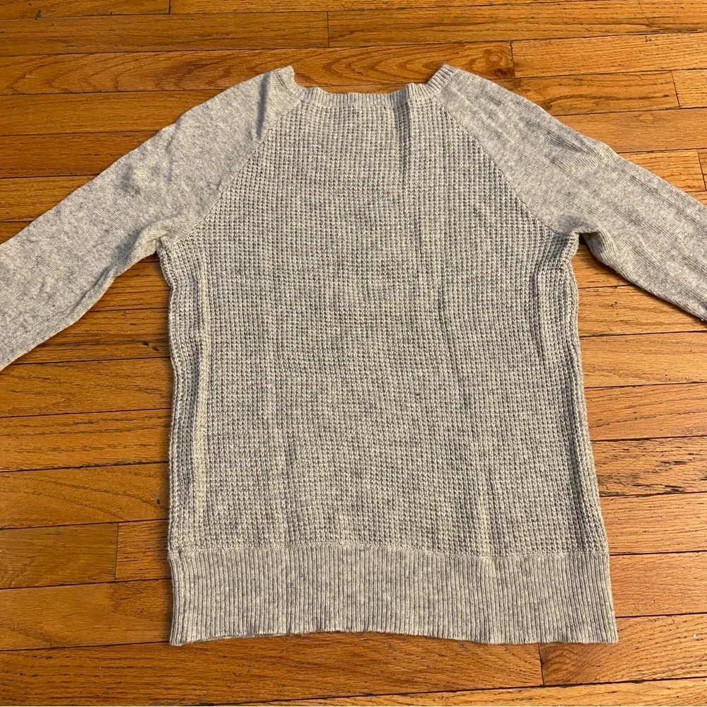 J. Crew Wool-blend Waffle sweater