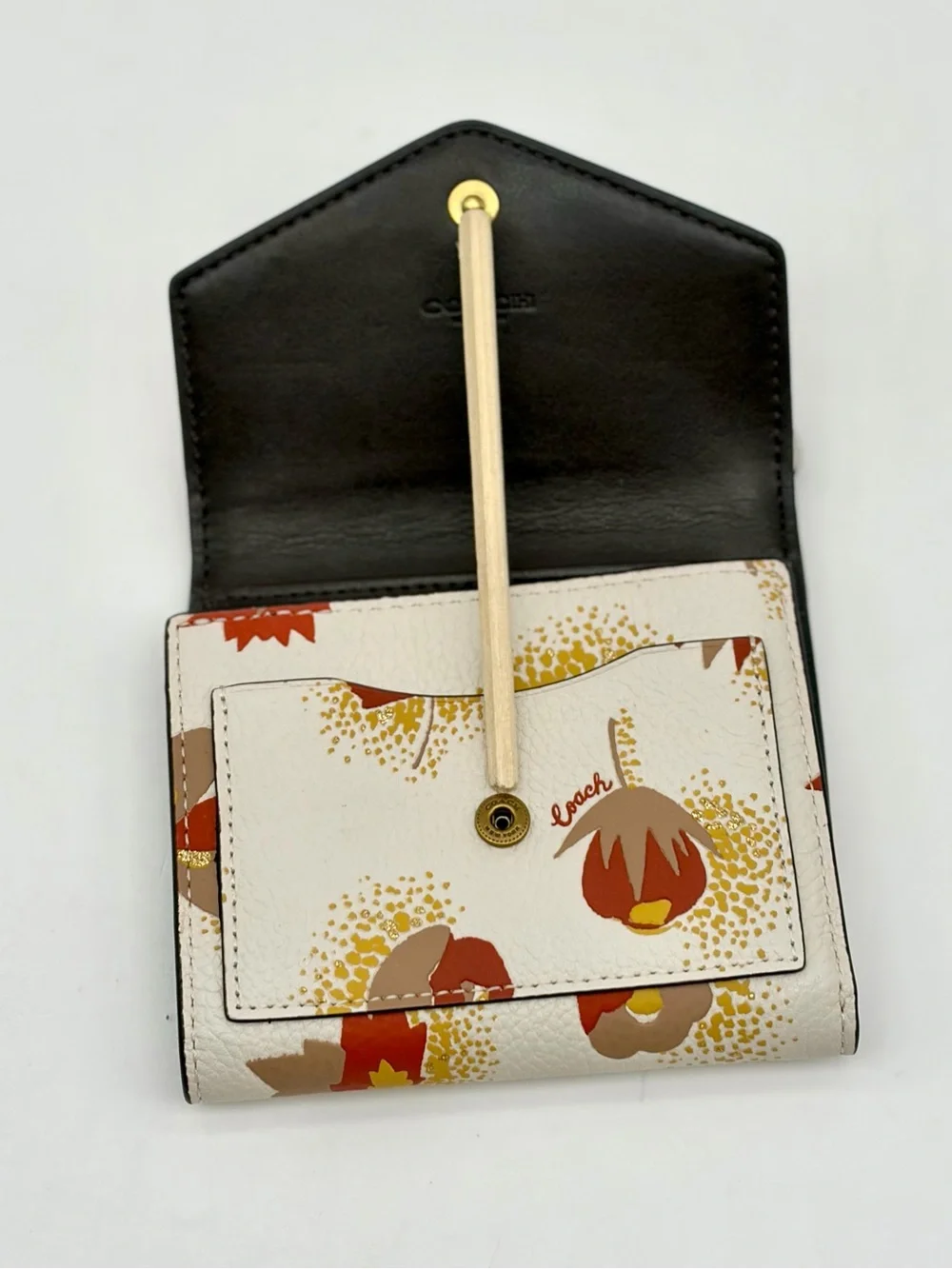 Coach Small Wallet With Floral Print