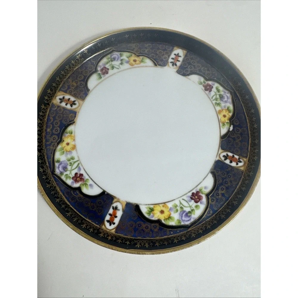 Noritake Hand Painted 7' Plate Flowers Made In Japan‎