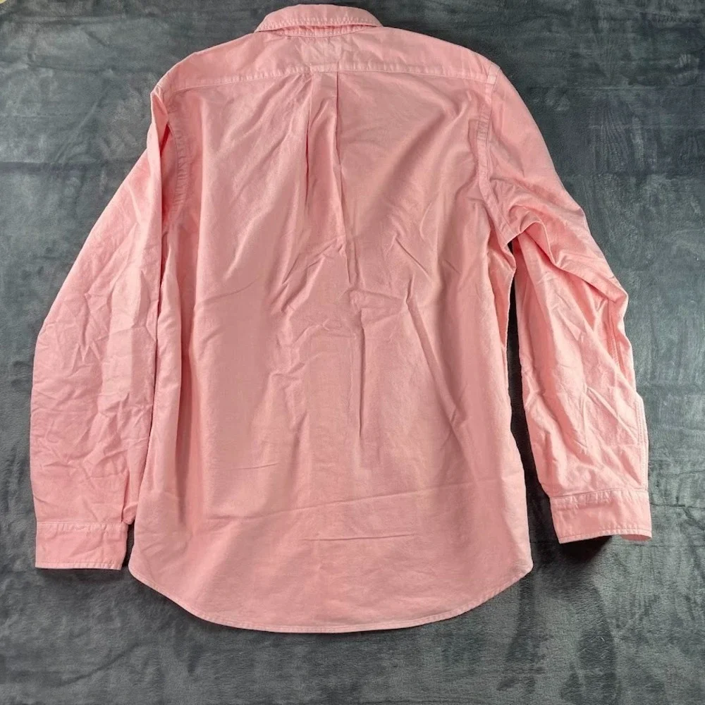 Polo Ralph Lauren Longsleeve Shirt Mens Sz L Classic Fit Mineral-Dyed Oxford
