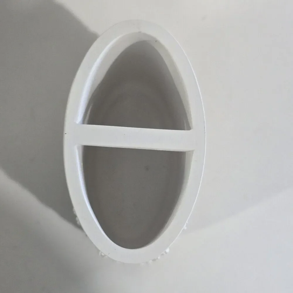 Toothbrush Holder - Ceramic Floral Embossed Bathroom Cup Unglazed - White Matte