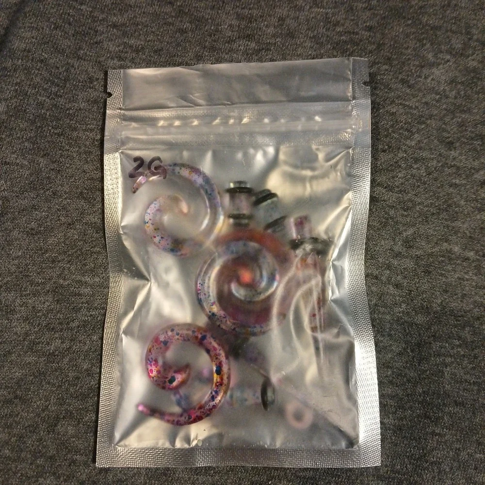 Mystic Metals Body Jewelry 10 Pieces 2G New‎ Sealed Package!