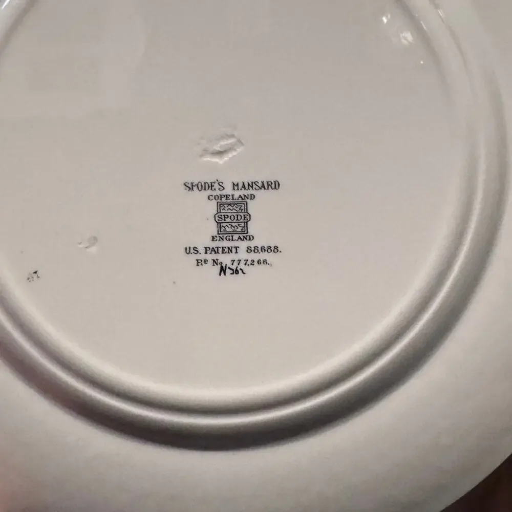 Spode plate north