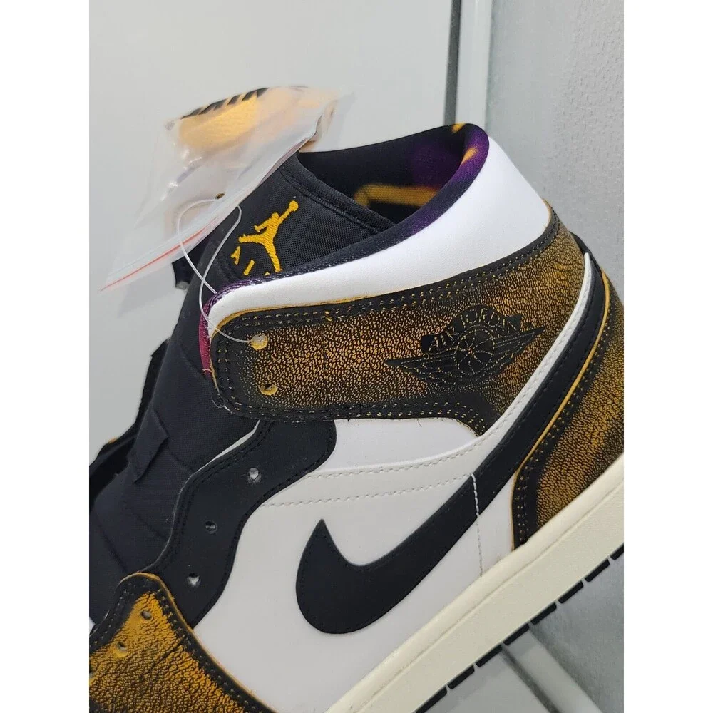 Jordan 1 Mid Sail/Taxi Size 11.5 Mens -DQ8417-071