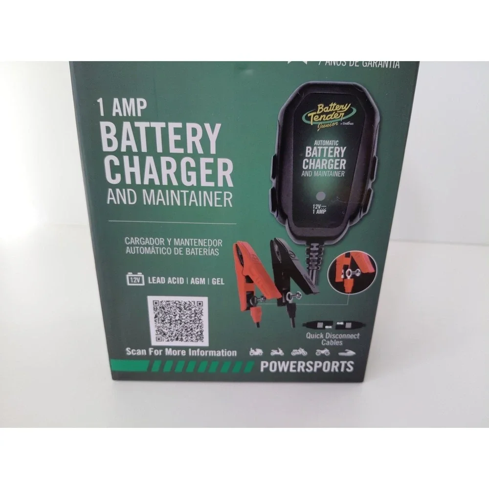 Battery Tender Junior 1 Amp 12V Selectable Battery Charger & Maintainer Open Box