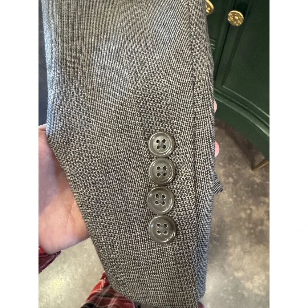 hart‎ schaffner marx blazer 44L EUC Pure Virgin Wool