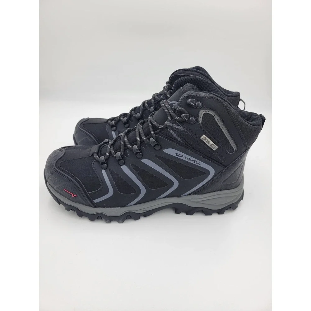 NORTIV‎ 8 Men's Steel Toe Ankle Work Boots Outdoor Safety Waterproof New Sz 9