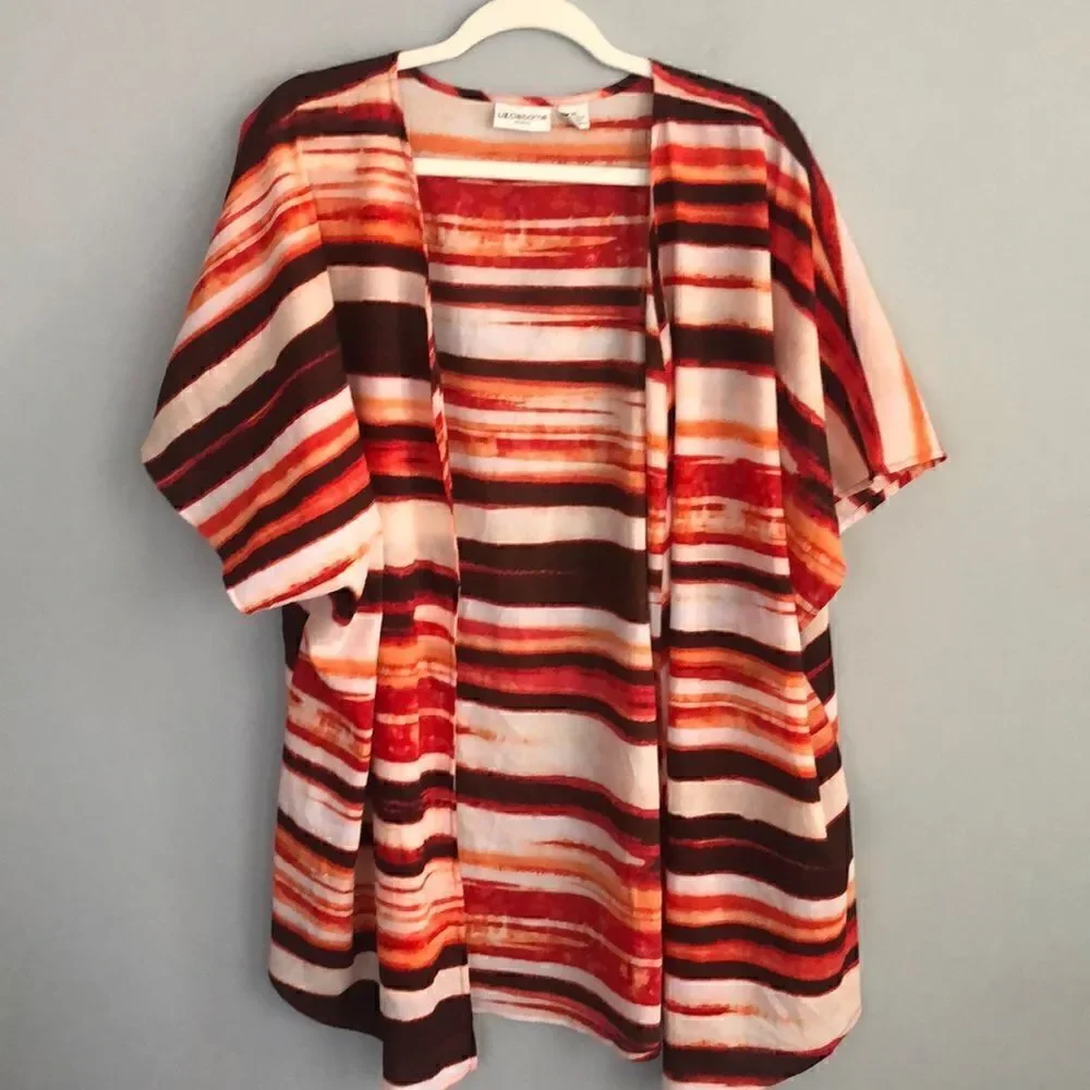 Women’s Southwestern plus size 3X lightweight flowing open front cardigan