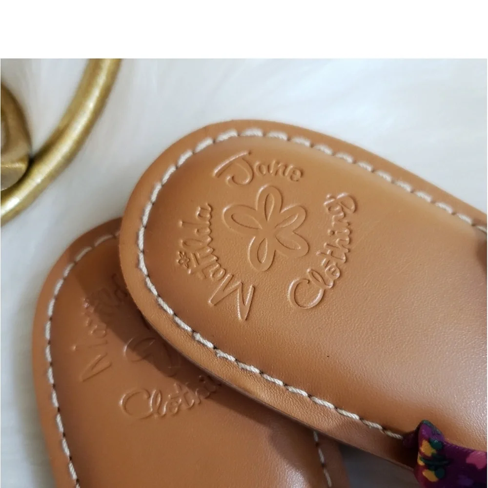 Matilda Jane Purple‎ Brilliant Daydream Toes in the Sand Sandals  Sz 7 NWT