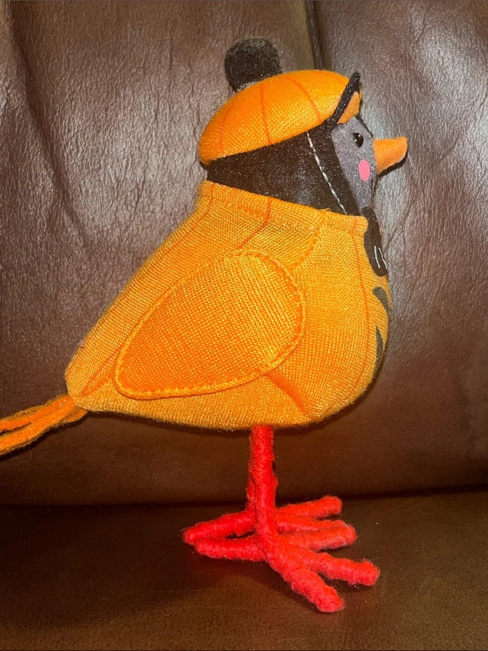 “Pawson” is a 2024 limited edition Halloween felt bird from Hyde and Eek!
