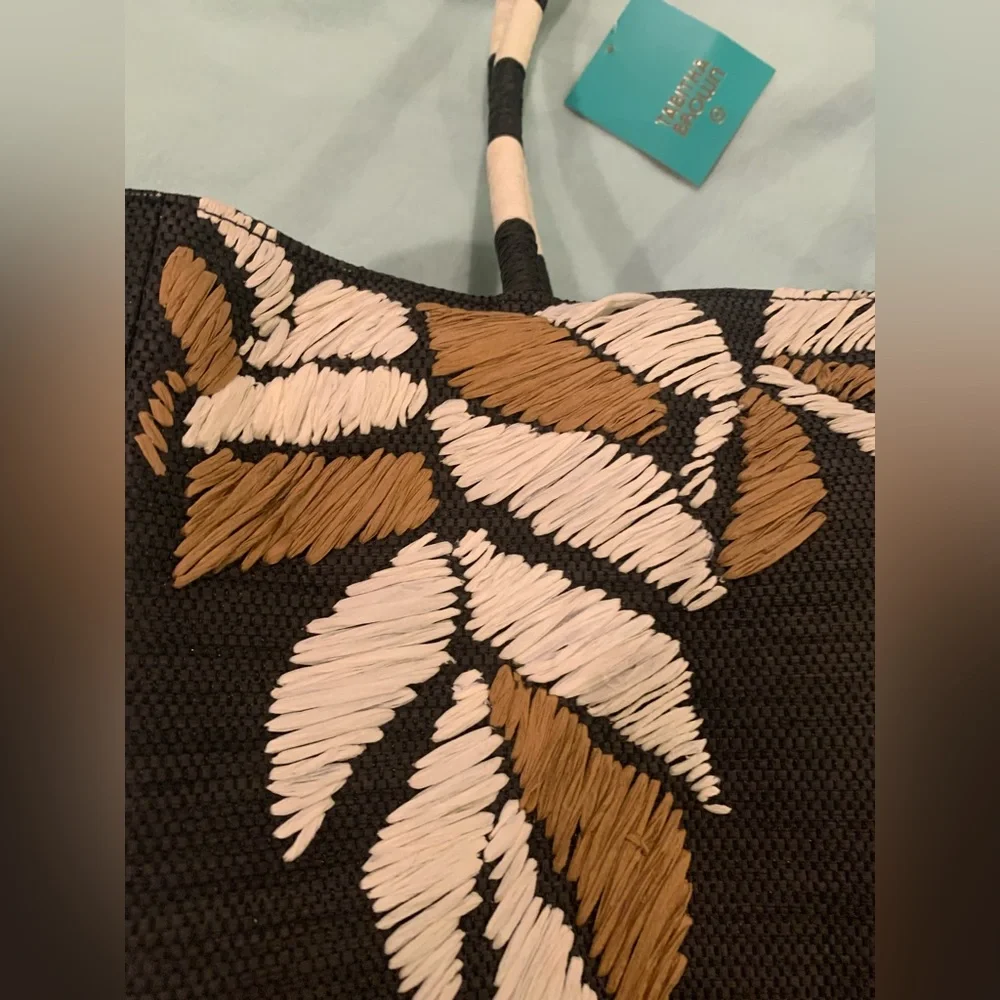 Tabitha Brown x Target Large Woven Palm Tote Bag NWT