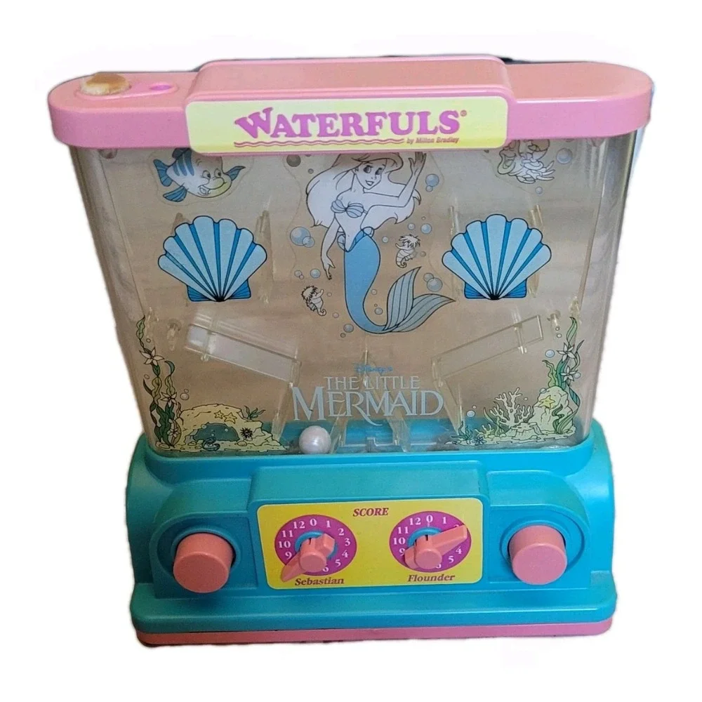 VINTAGE 1990's TOMY WATERFULS MILTON BRADLEY THE‎ LITTLE MERMAID WATER GAME