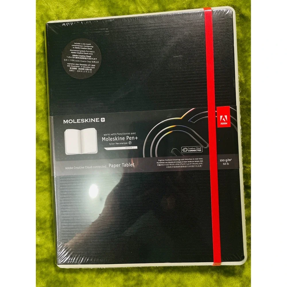 Moleskine‎ Paper Tablet Adobe Creative Cloud Connected Notebook New Sealed