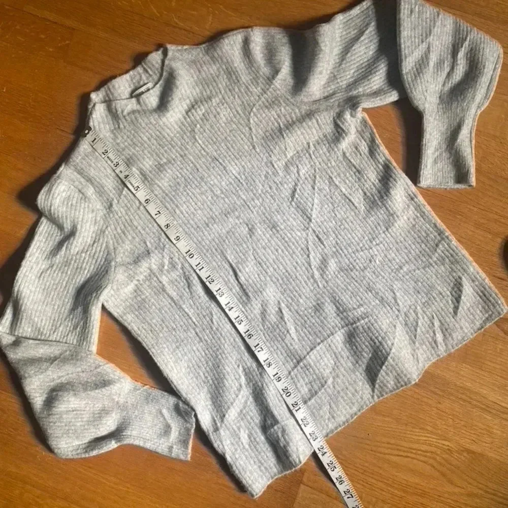 J. Crew Wool Blend Ribbed Sweater