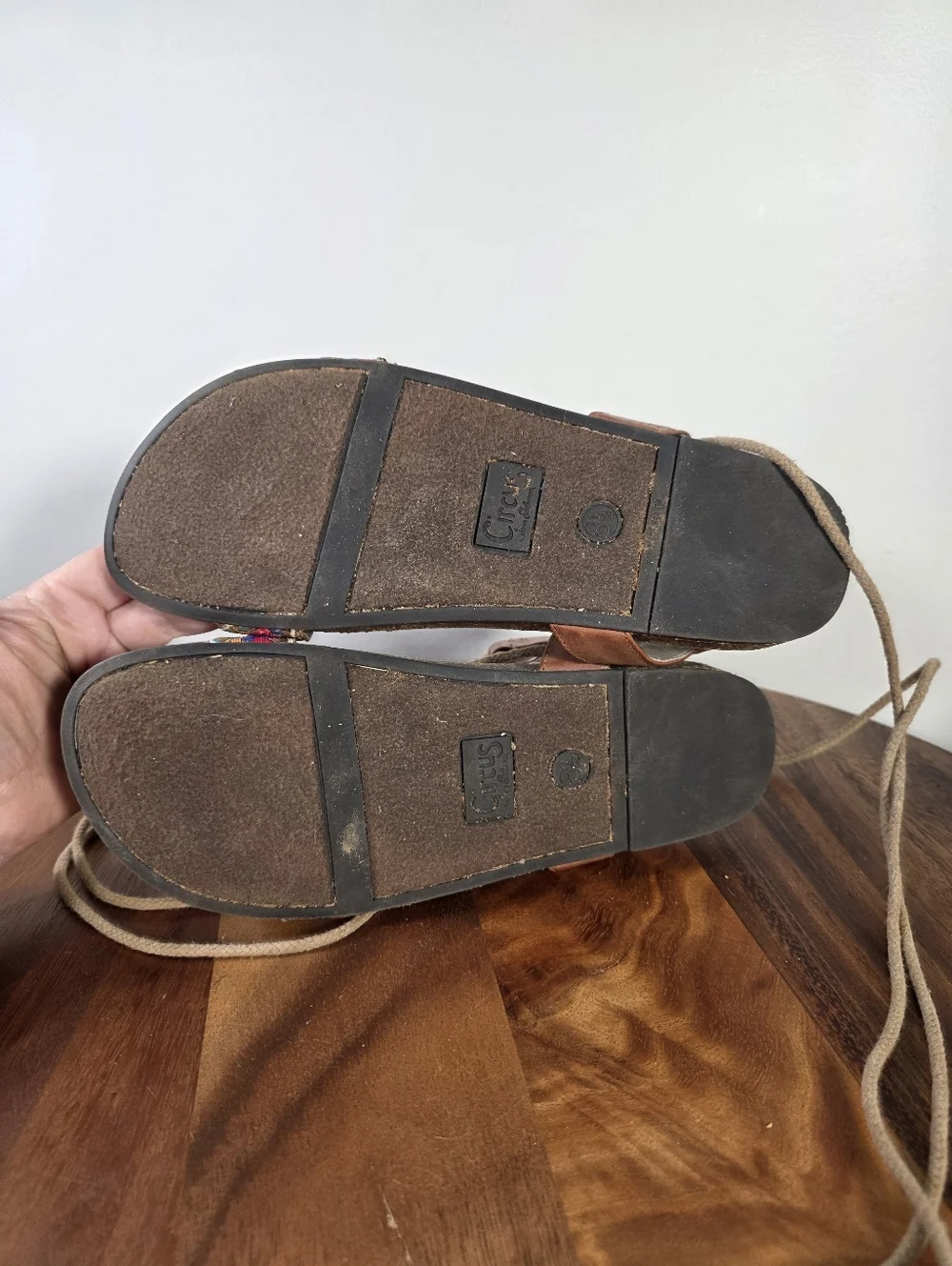 Circus by Sam Edelman Kerri Boho Gladiator Lace-Up Sandals Festival Size 8.5