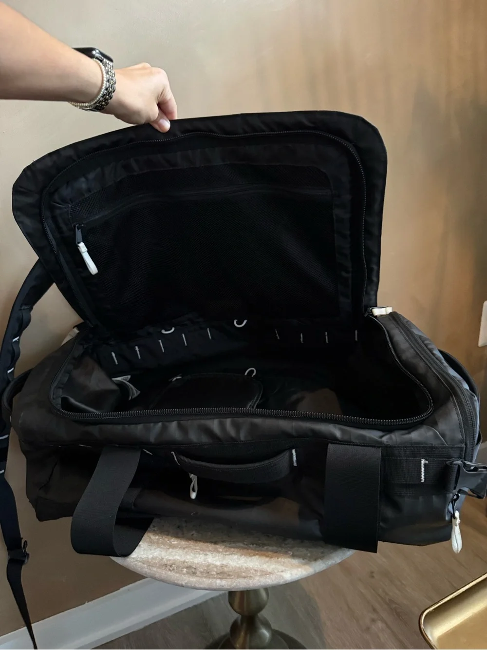 The North Face rugged black