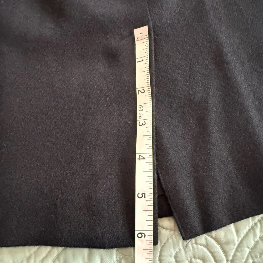 Vintage KGR Black Women's Mini Skirt 100% Pure Wool Size 10