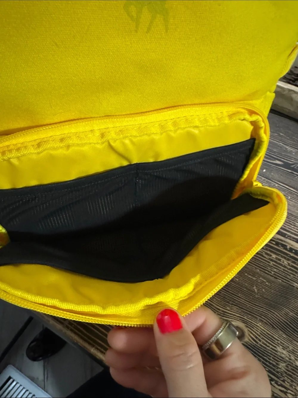 Brevite The Jumper Camera Backpack In Lemon Yellow Regular Size