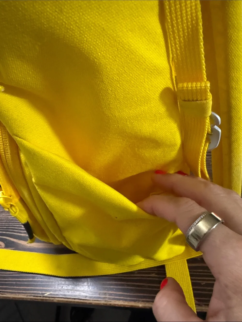Brevite The Jumper Camera Backpack In Lemon Yellow Regular Size