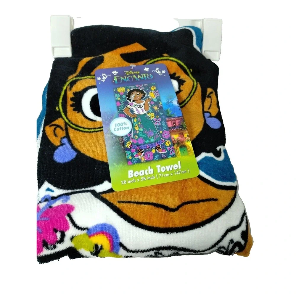 Disney Encanto Beach Towel‎ Mirabel 100% Cotton 28x58 Kids