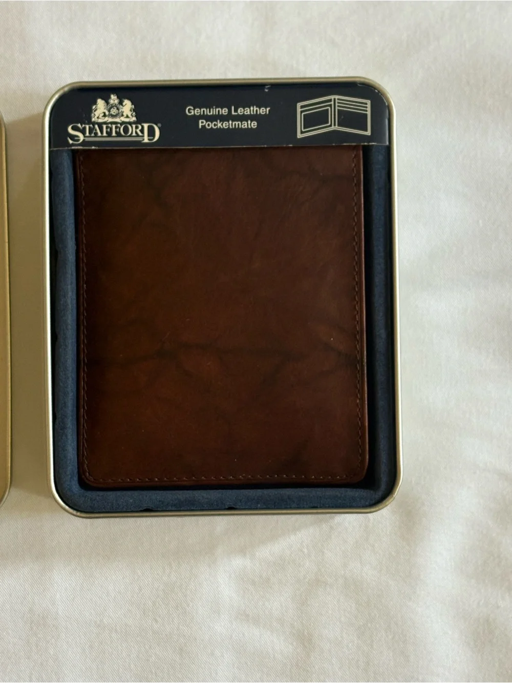 Stafford Dark Brown Leather Pocket Card & Key Holder