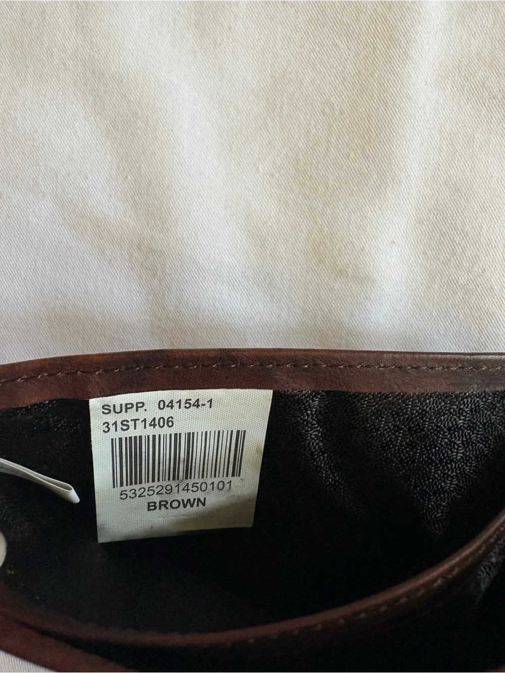 Stafford Dark Brown Leather Pocket Card & Key Holder