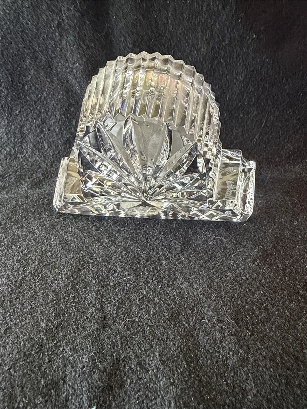 Waterford crystal mantel