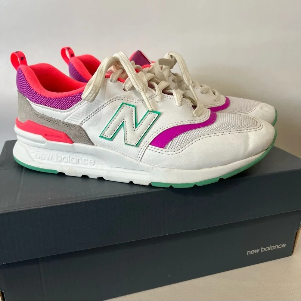 New Balance CW997 HMA Classic White Pink Sneakers