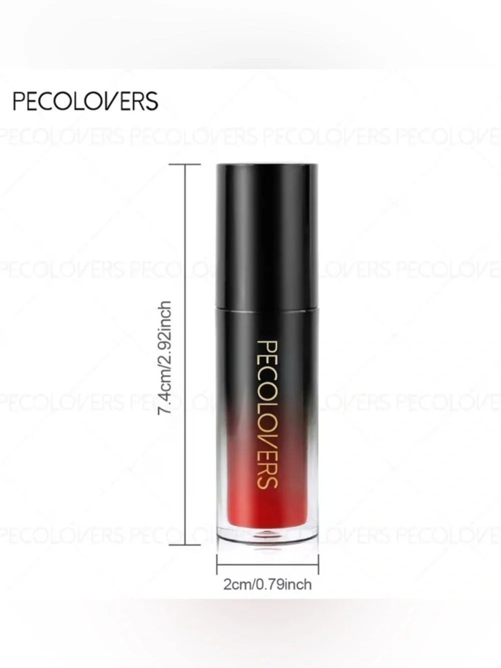 Wine Red Pepcolovers Liquid Lipstick - Deep Red