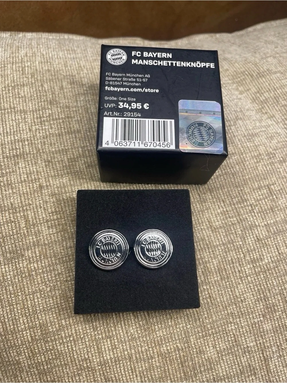 F C BAYERN MUNCHEN OFFICIAL CUFF LINKS