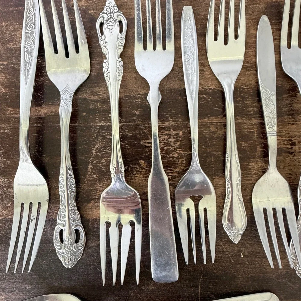 Oneida forks pieces