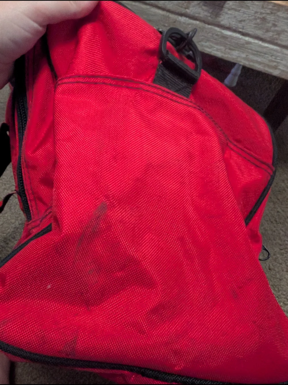 Vintage Marlboro Adventure Team Duffel Bag – Red Travel/Gym Bag