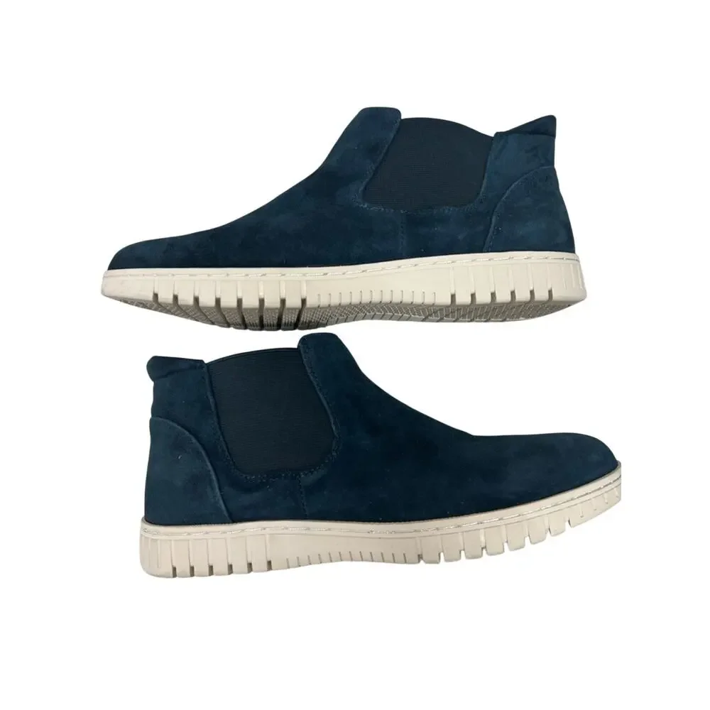 NWOT Bella Vita Women's Blue Suede Kingly Chelsea Booties Size 9N