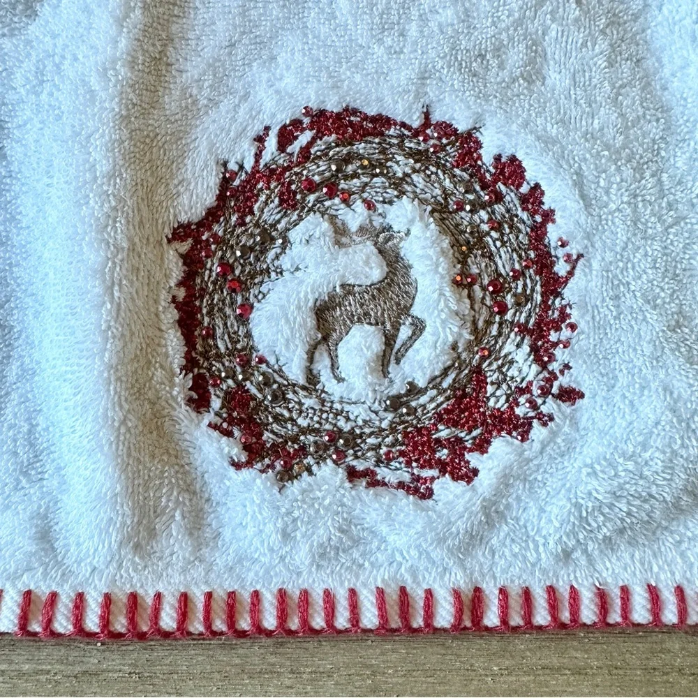 N/A christmas embroidered