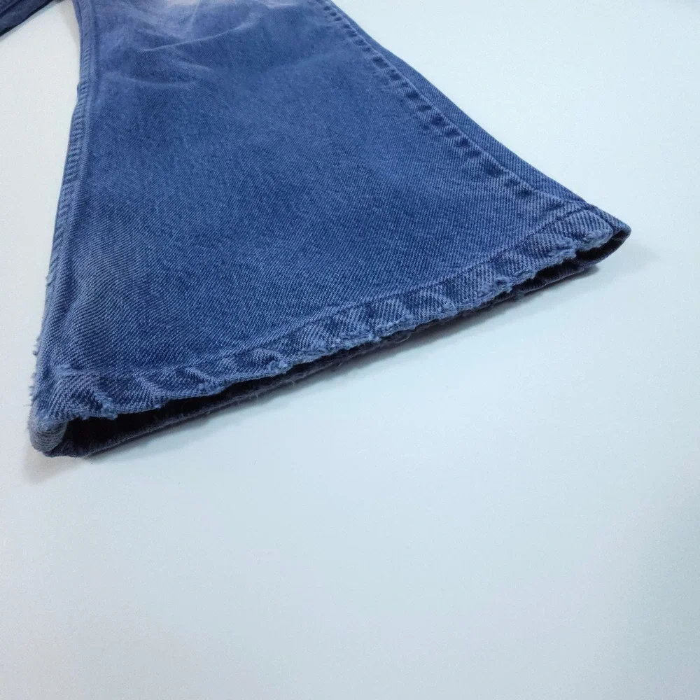 Levi's 517 Mens 33x29 Blue Y2K Bootcut‎ Jeans Faded Distressed Streetwear Denim