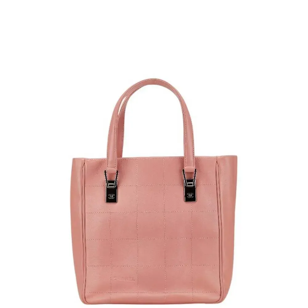 CHANEL Pink Caviar Leather Tote Bag